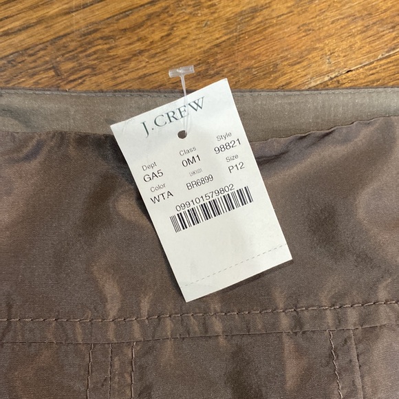 NWT J.Crew 100% silk skirt - Picture 11 of 14